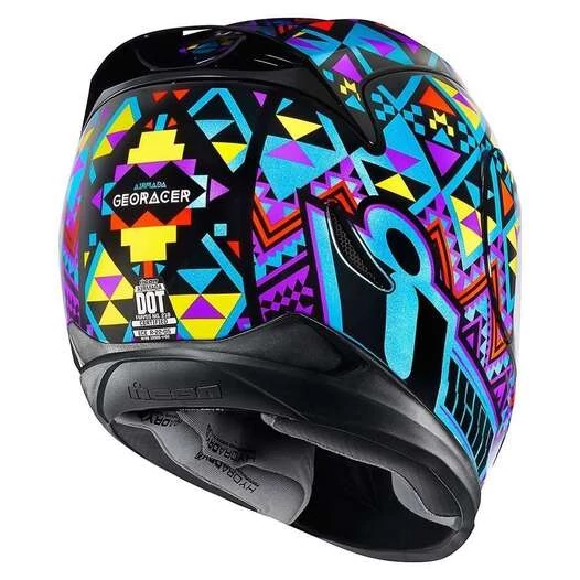 Icon Airmada Georacer мотошлем синий