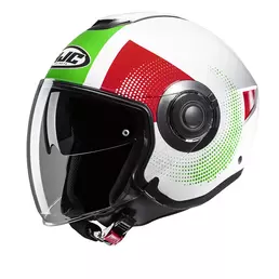 Hjc I40n Pyle Мотошлем White Green Red Зеленый