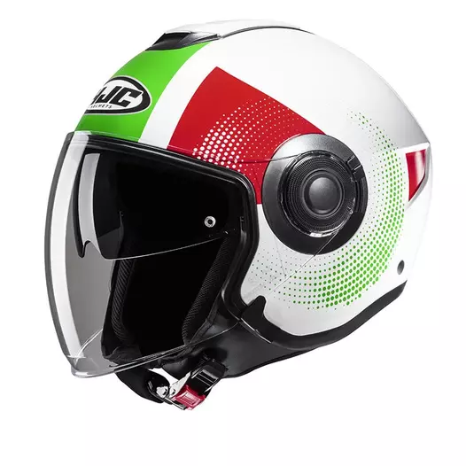 Hjc I40n Pyle Мотошлем White Green Red Зеленый (размер: xs)