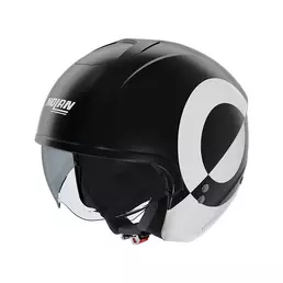 Nolan N20.2 Viceversa Мотошлем Black White Matt Черный