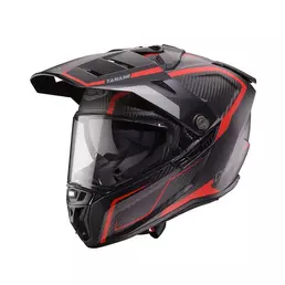 Caberg Tanami Matt Carbon Gravity Мотошлем Red Красный