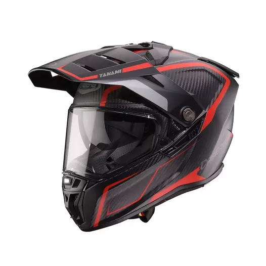 Caberg Tanami Matt Carbon Gravity Мотошлем Red Красный (размер: s)