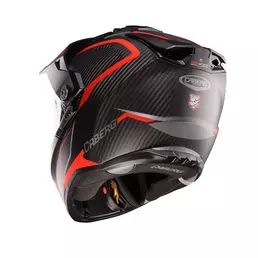 Caberg Tanami Matt Carbon Gravity Мотошлем Red Красный