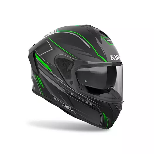 Airoh Spark 2 Shadow Мотошлем Green Matt Зеленый