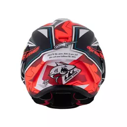 Alpinestars Supertech R10 Acosta Replica Мотошлем Matt Красный