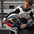 Alpinestars Supertech R10 Acosta Replica Мотошлем Matt Красный