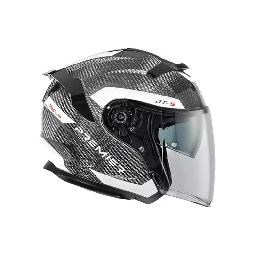 Premier Jt5 Carbon Ma 8 Мотошлем White Белый