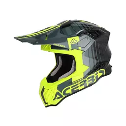 Acerbis Airstrike-c Мотошлем Black Yellow Желтый