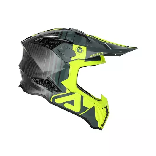 Acerbis Airstrike-c Мотошлем Black Yellow Желтый