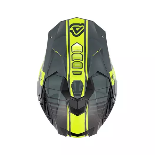 Acerbis Airstrike-c Мотошлем Black Yellow Желтый
