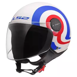 Ls2 Of558 Sphere Lux 2 Urby Мотошлем Blue Red Matt Белый