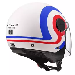 Ls2 Of558 Sphere Lux 2 Urby Мотошлем Blue Red Matt Белый