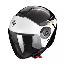 Scorpion Exo City 2 Mall Мотошлем Black White Silver Черный