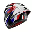 Shark Aeron Gp Fim Racing Firstlap Мотошлем Blue Синий
