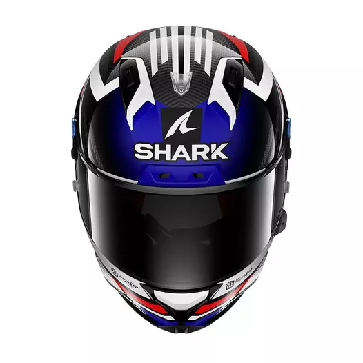 Shark Aeron Gp Fim Racing Firstlap Мотошлем Blue Синий