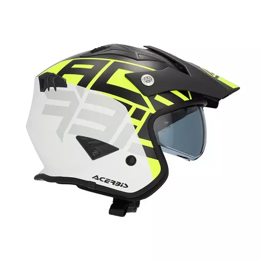 Acerbis Jet Aria 2206 Graphic Мотошлем Black Yellow Желтый