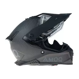 Amoq Recoil Carbon Adv Blackout Мотошлем Matt Черный