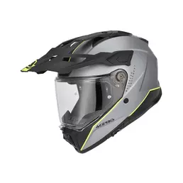 Acerbis Attack Мотошлем Grey Yellow Matt Желтый