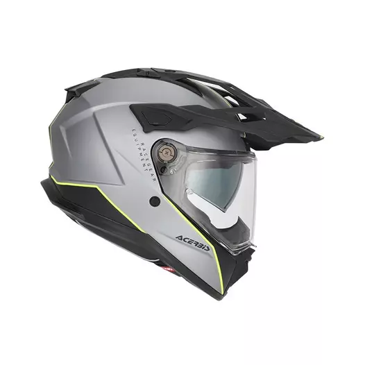 Acerbis Attack Мотошлем Grey Yellow Matt Желтый