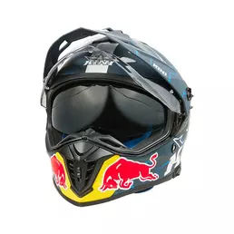 Kini Red Bull Adv X 2.0 Мотошлем Blue White Синий