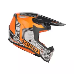 Acerbis Whoops Мотошлем Grey Orange Оранжевый