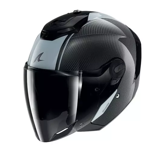Shark Rs Jet Carbon Skin Мотошлем Silver Серый (размер: xs)