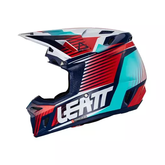 Leatt 8.5 Composite 2023 Мотошлем Blue Синий