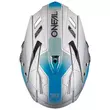 O Neal Sierra Rs Echo Мотошлем Gray Blue Синий