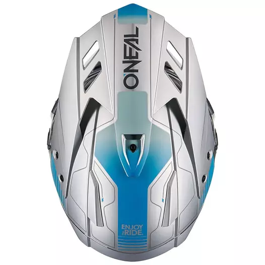 O Neal Sierra Rs Echo Мотошлем Gray Blue Синий