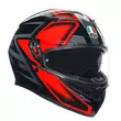 Agv K3 E2206 Compound Мотошлем Black Red Красный (размер: xl)