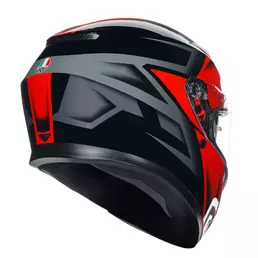 Agv K3 E2206 Compound Мотошлем Black Red Красный