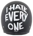 Retro I Hate Everyone Черно-белый