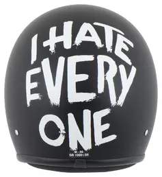 Retro I Hate Everyone Черно-белый