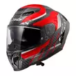 Ls2 Ff807 Dragon Carbon Trax Мотошлем Red Красный (размер: 2xl)
