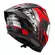 Ls2 Ff807 Dragon Carbon Trax Мотошлем Red Красный