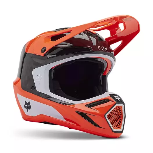 Fox V3 Rs Infinite Мотошлем Orange Fluo Оранжевый