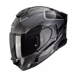 Scorpion Exo 530 Air Clip Мотошлем Silver Черный