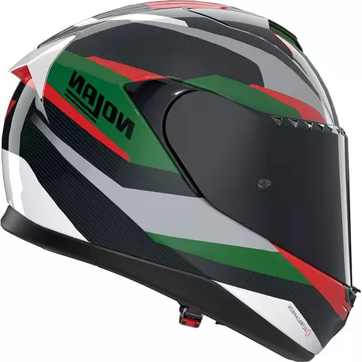 Nolan X-904 Ultra Carbon Calibro Мотошлем Green Black Зеленый