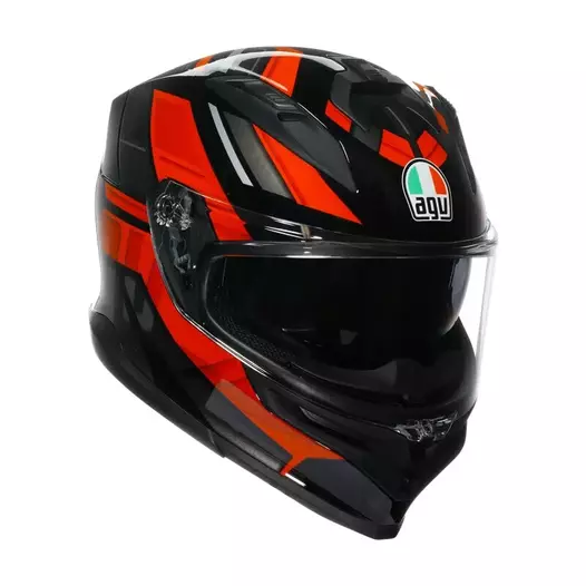 Agv K7 E2206 Taurax Мотошлем Black Red Красный (размер: m)