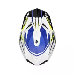 Acerbis Linear 2206 Мотошлем White Blue Белый
