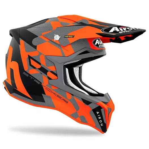 Airoh Strycker Xxx Мотошлем Orange Matt Оранжевый