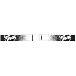 Moto Cross Enduro Fm Racing SPACE 2 ROLL OFF Mask White