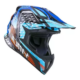 Suomy X-wing Motley Мотошлем Blue Black Синий