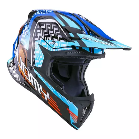 Suomy X-wing Motley Мотошлем Blue Black Синий (размер: m)