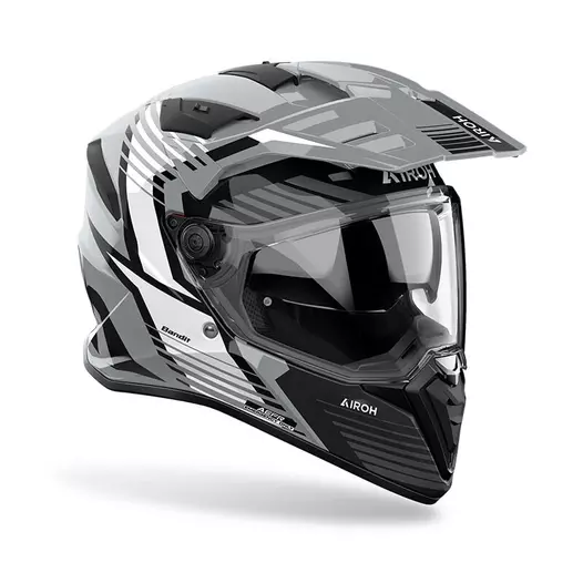 Airoh Bandit Spicy Мотошлем Grey Glossy Серый