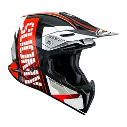 Suomy X-wing Amped Мотошлем Black Red Красный