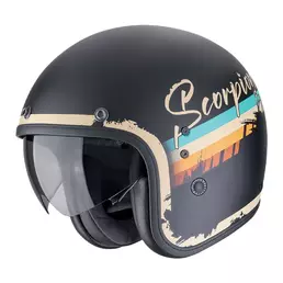 SCORPION Belfast EVO Adonis jethelm Matt Black / Beige (размер: xs)