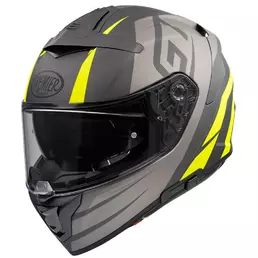 Premier Devil Gt Y Bm Мотошлем Grey Yellow Желтый