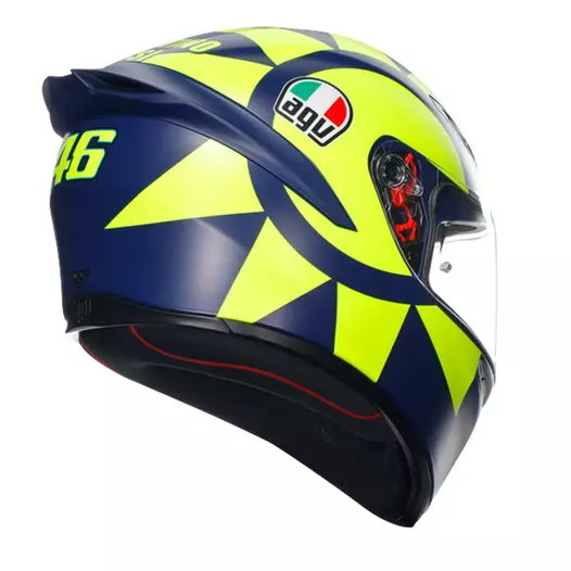 Agv K1 S E2206 Soleluna 2018 Мотошлем Желтый