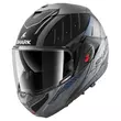 SHARK Oxo Rydger Modularhelm Anthracite / Blue / Black (размер: s)